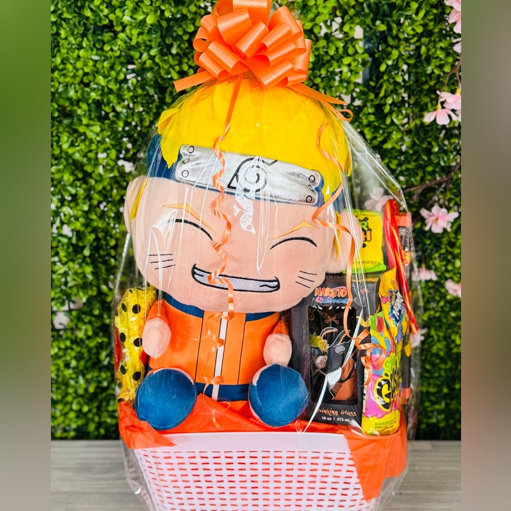 New Naruto Shippuden Plush Gift Basket